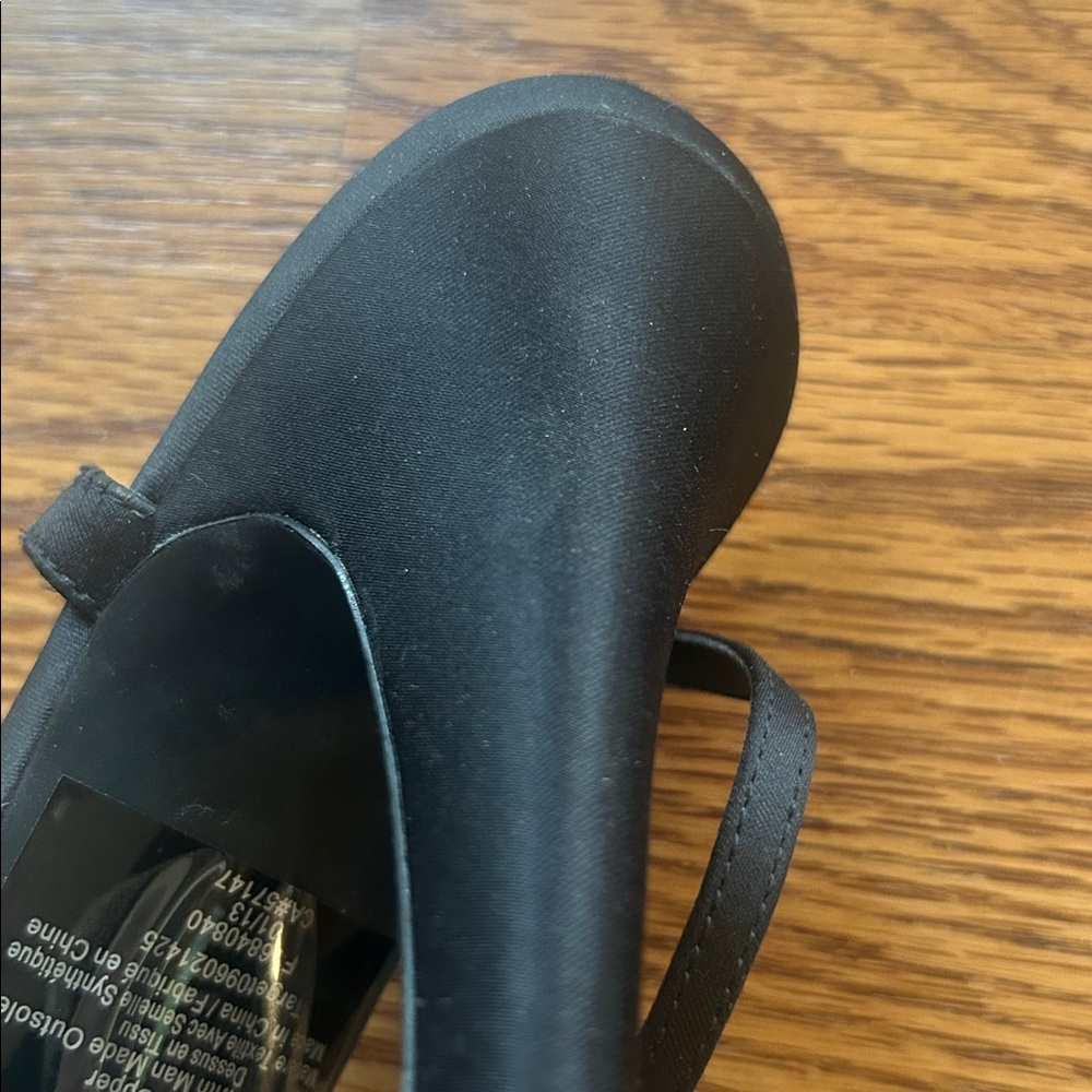 Kate Young for Target Limited Edition Black Strappy Bow Heeled Shoes Size 8 - Picture 14 of 16